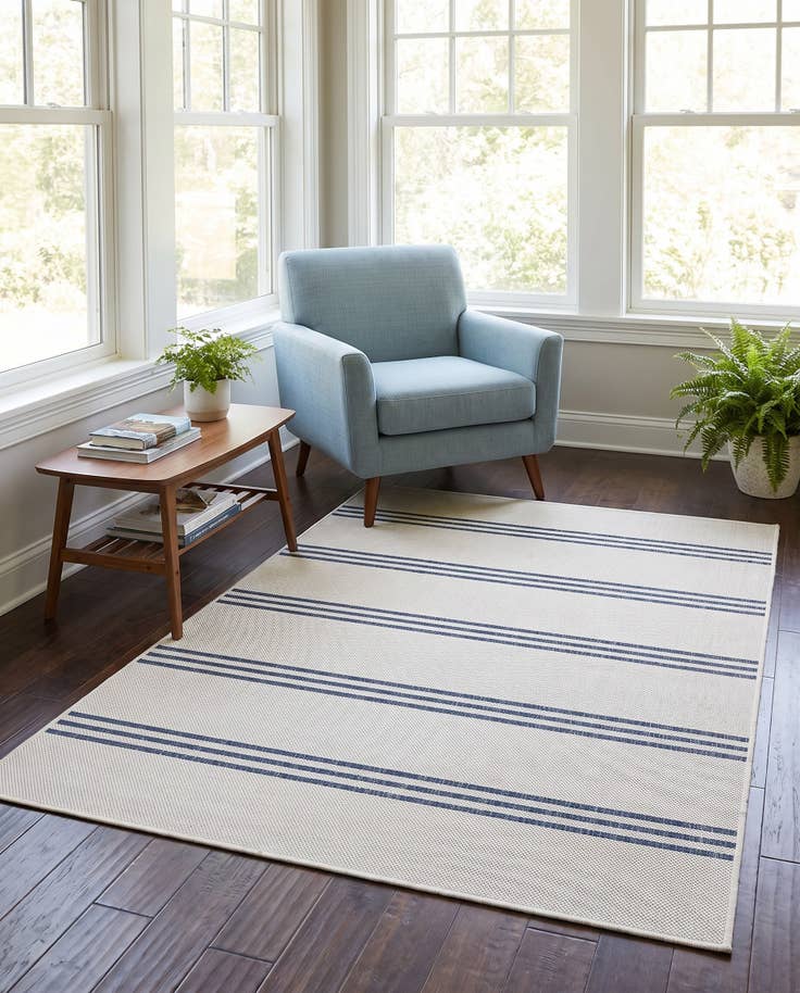 Detail image of 4' x 6' Easy-Clean Jill Zarin Anguilla Indoor / Outdoor Rug