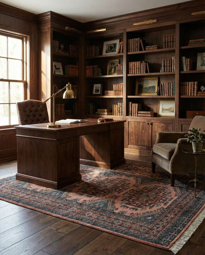 4' 4 x 5' 11 Hand Knotted Bokhara Oriental Wool Rug