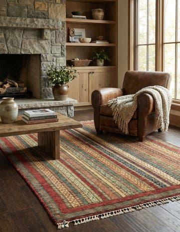 5' x 6' 5 Hand Knotted Ariana Ziegler Rug