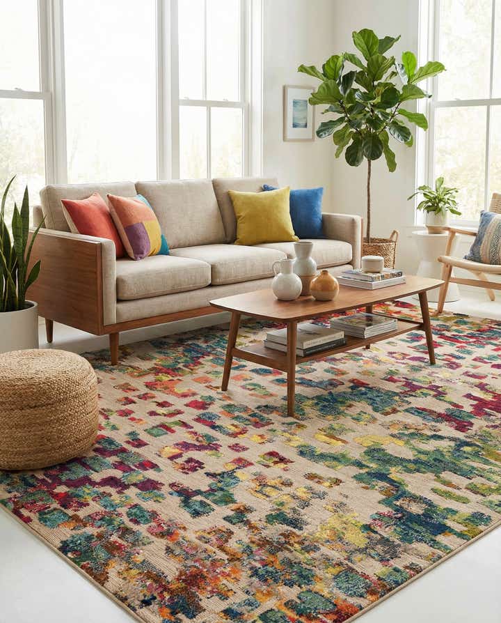 9' x 12' Easy-Clean Casablanca Indoor / Outdoor Rug