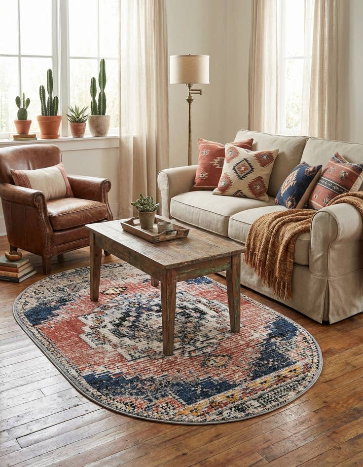 Detail image of  5' x 8' Tucson Oval Rug