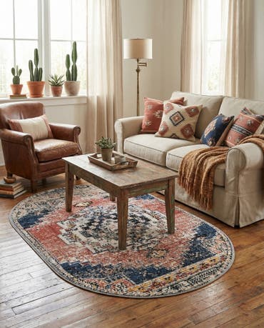  5' x 8' Tucson Oval Rug
