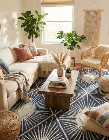 9' x 12' Boho Rug
