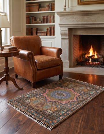 2' 2 x 3' 2 Hand Knotted Ariana Ziegler Rug