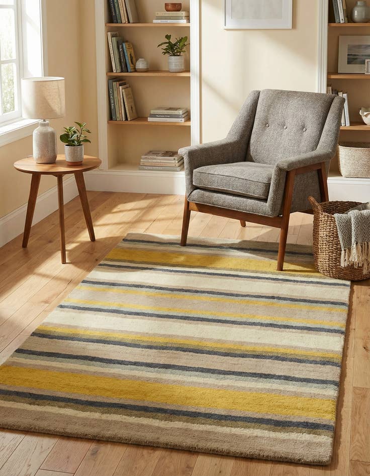 Detail image of 2' 8 x 4' 10 Luna Wool Rug