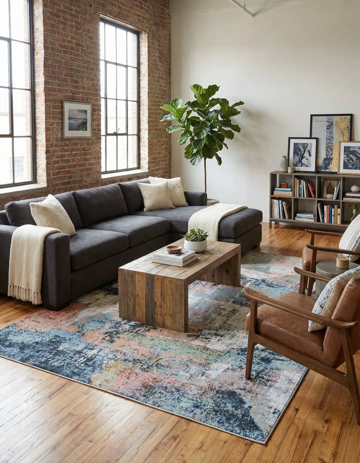 Detail image of 10' x 14' Kamala Washable Rug