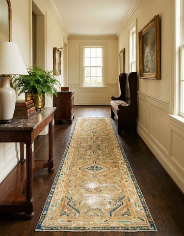 2' 6 x 10' 7 Hamedan Runner Rug