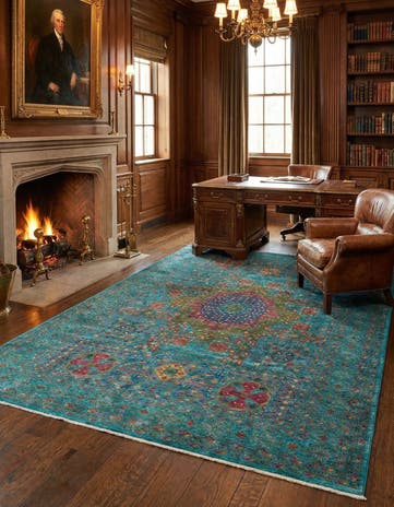 6' 10 x 10' Amina Wool Rug