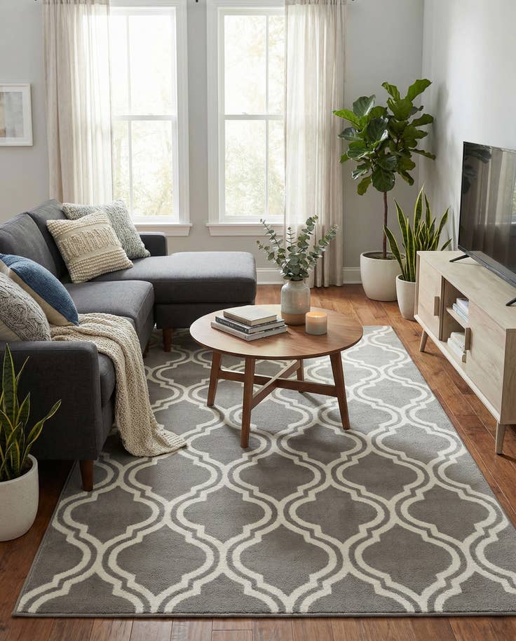 Detail image of 5' x 8' Lattice Rug