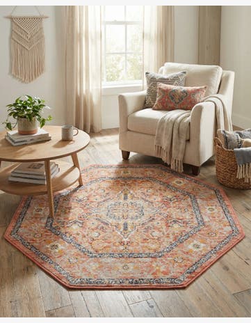 4' x 4' Lola Octagon Rug