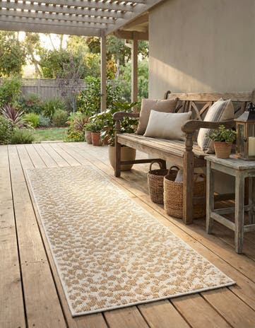 2' x 8' Easy-Clean Safari Indoor / Outdoor Runner Rug
