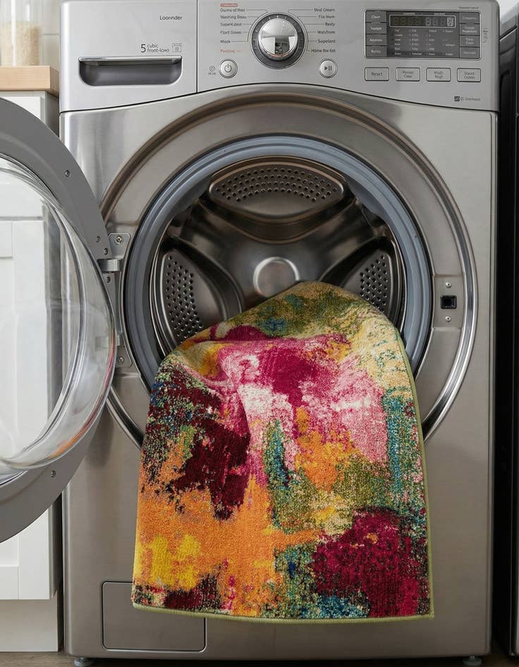 Detail image of  2' x 3'  Washable Hyacinth Rug