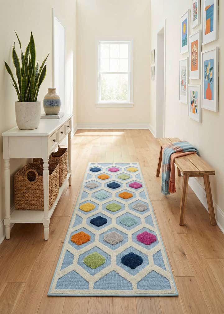 2' x 6' Easy-Clean Aruba Indoor / Outdoor Runner Rug