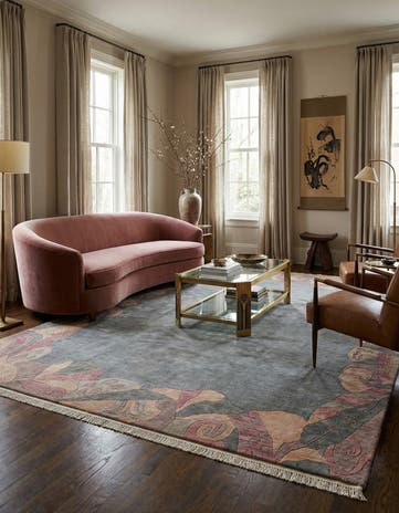 8' 4 x 11' 4 Hand Knotted Tibet Wool Rug