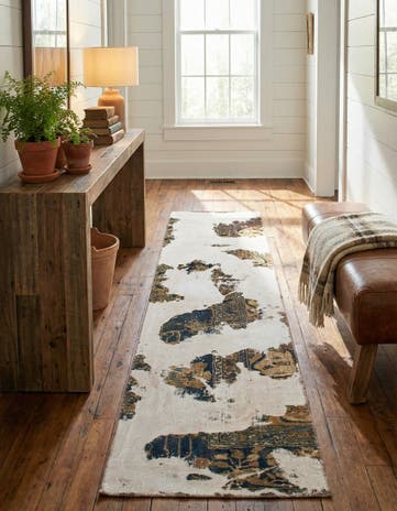 2' x 9' 10 Hand Knotted Ultra Vintage Persian Wool Runner Rug