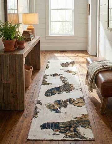 2' x 9' 10 Hand Knotted Ultra Vintage Persian Wool Runner Rug