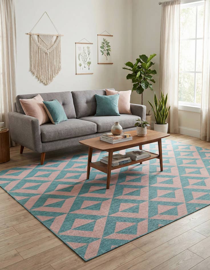 Detail image of 7' 10 x 10'  Washable Jill Zarin Napa Indoor / Outdoor Rug