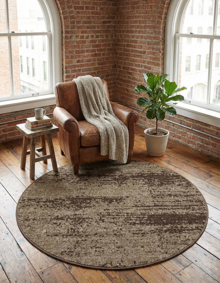 Detail image of 4' x 4' Loft Round Rug