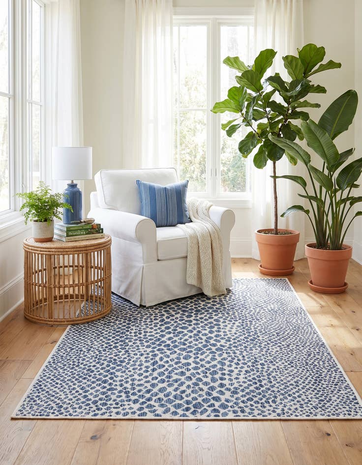 Detail image of 4' x 6' Easy-Clean Jill Zarin Cape Town Indoor / Outdoor Rug