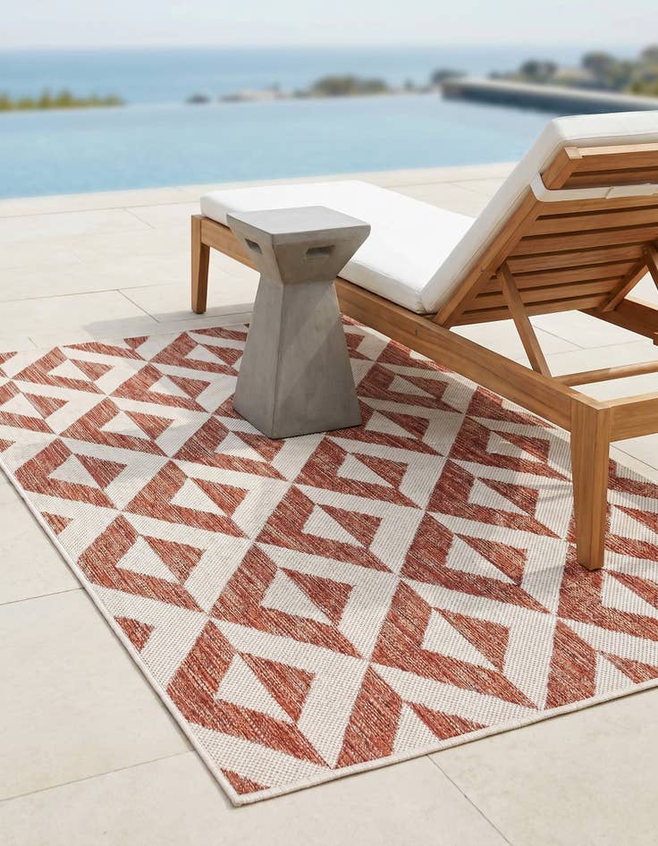 Detail image of 3' x 5' 3 Easy-Clean Jill Zarin Napa Indoor / Outdoor Rug