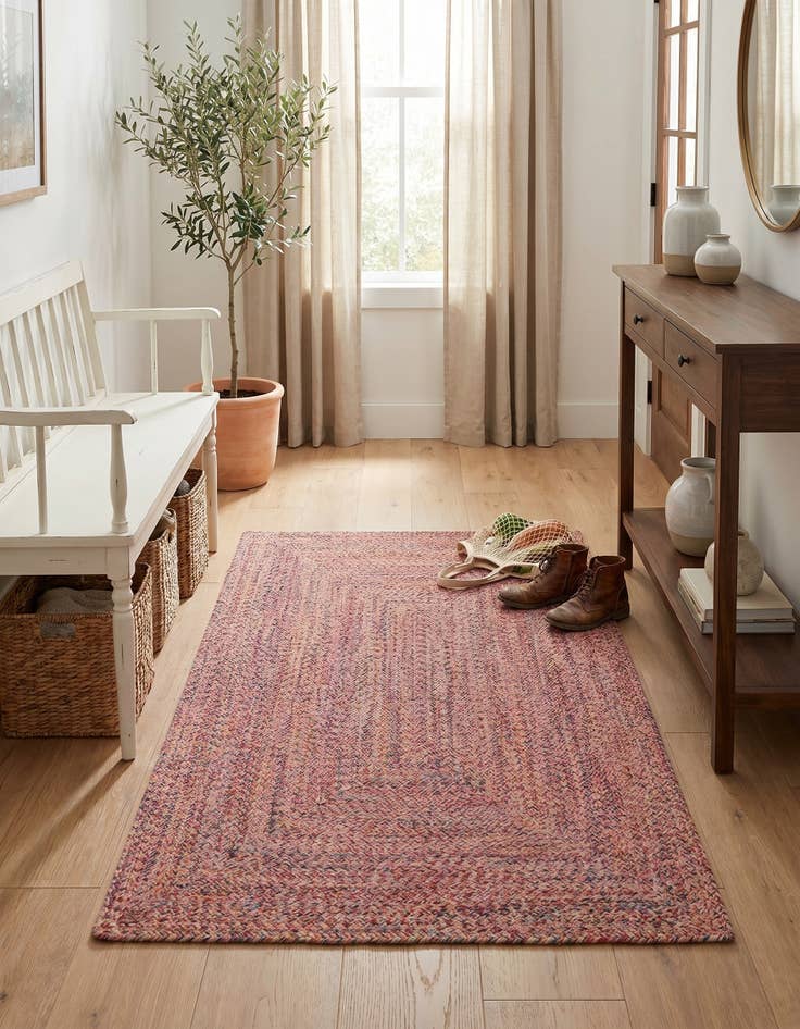 Detail image of 4' 1 x 6' 1 Easy-Clean Eco Verse Washable Indoor / Outdoor Rug