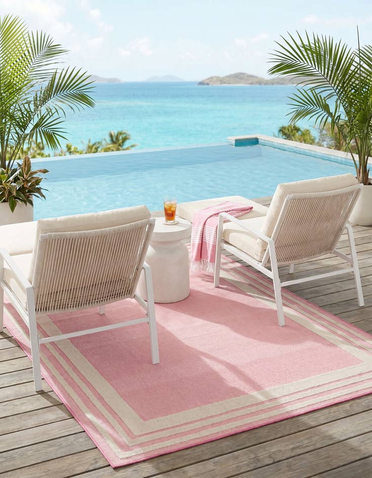 Detail image of 6' x 9' Easy-Clean Aruba Indoor / Outdoor Rug