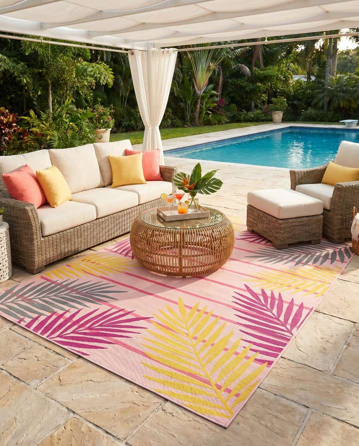 7' 10 x 10' Easy-Clean Aruba Indoor / Outdoor Rug