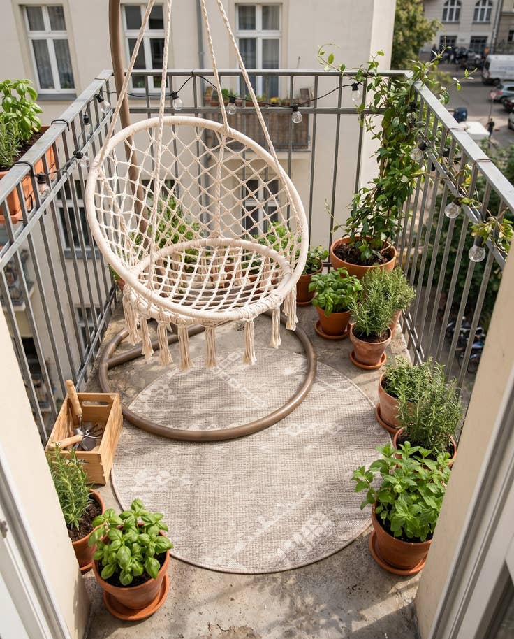 Detail image of 3' x 3' Easy-Clean Bohemian Indoor / Outdoor Round Rug