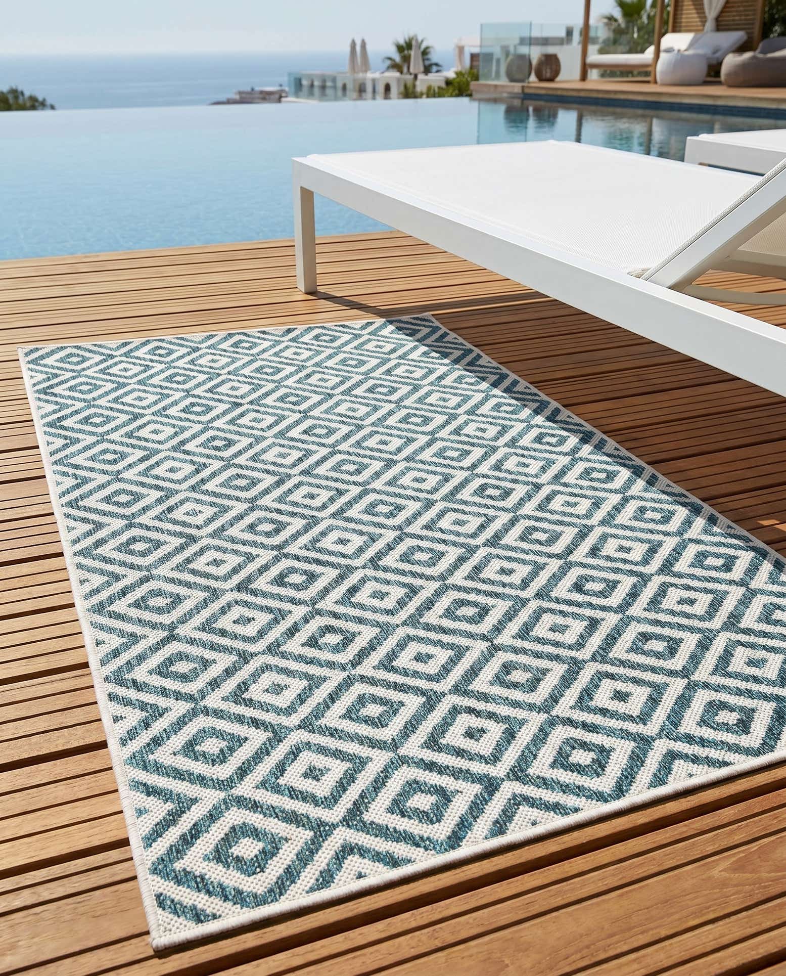 3' x 5' 3 Easy-Clean Jill Zarin Costa Rica Indoor / Outdoor Rug
