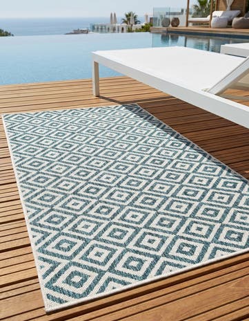 3' x 5' 3 Easy-Clean Jill Zarin Costa Rica Indoor / Outdoor Rug