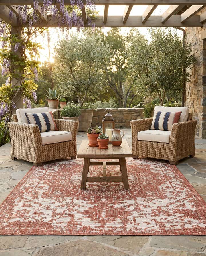 4' x 6' Easy-Clean Jill Zarin Dubai Indoor / Outdoor Rug