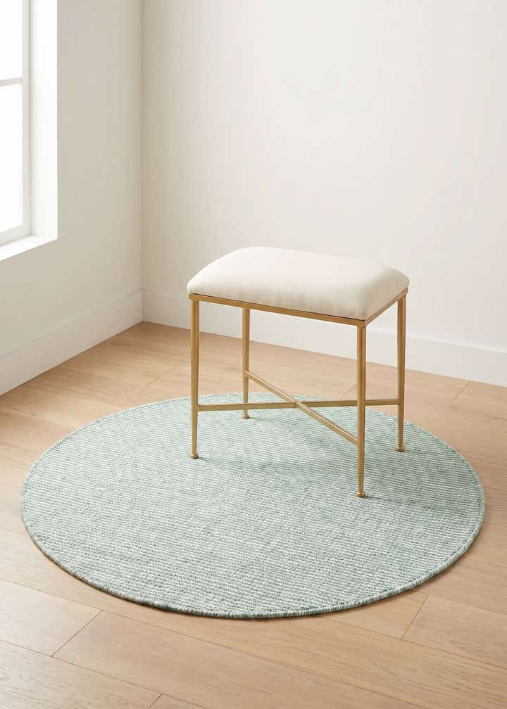 3' 3 x 3' 3 Easy-Clean Jill Zarin Palm Springs Indoor / Outdoor Round Rug