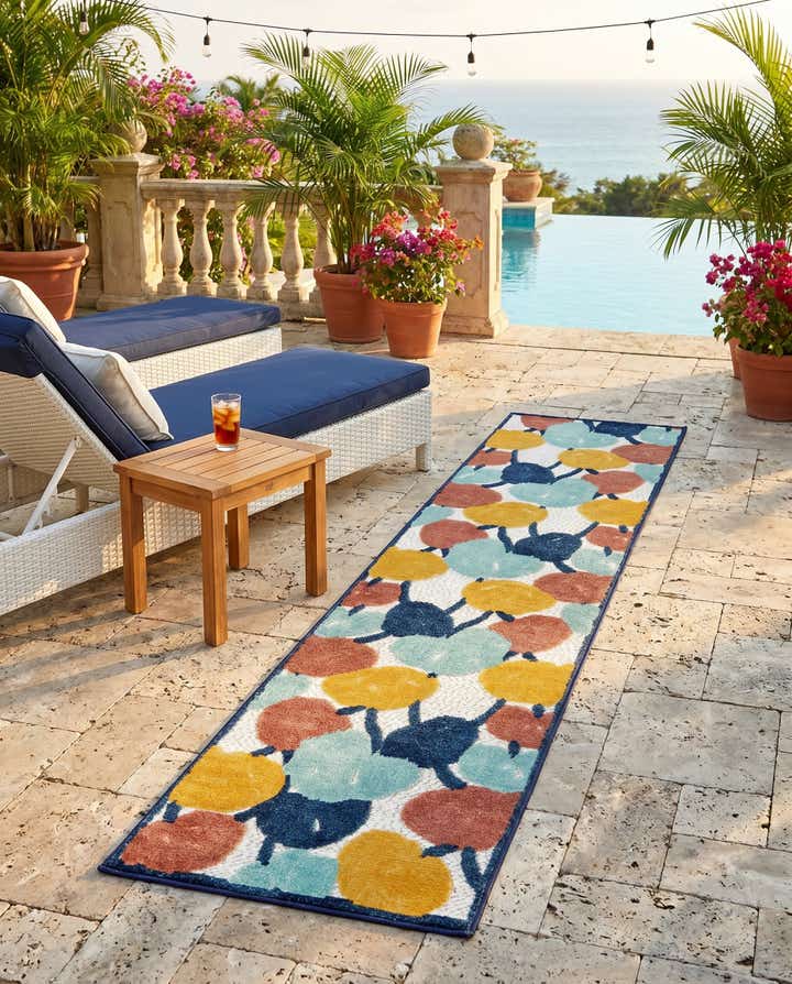 2' x 10' Easy-Clean Belize Indoor / Outdoor Runner Rug
