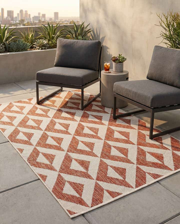 3' x 5' 3 Easy-Clean Jill Zarin Napa Indoor / Outdoor Rug