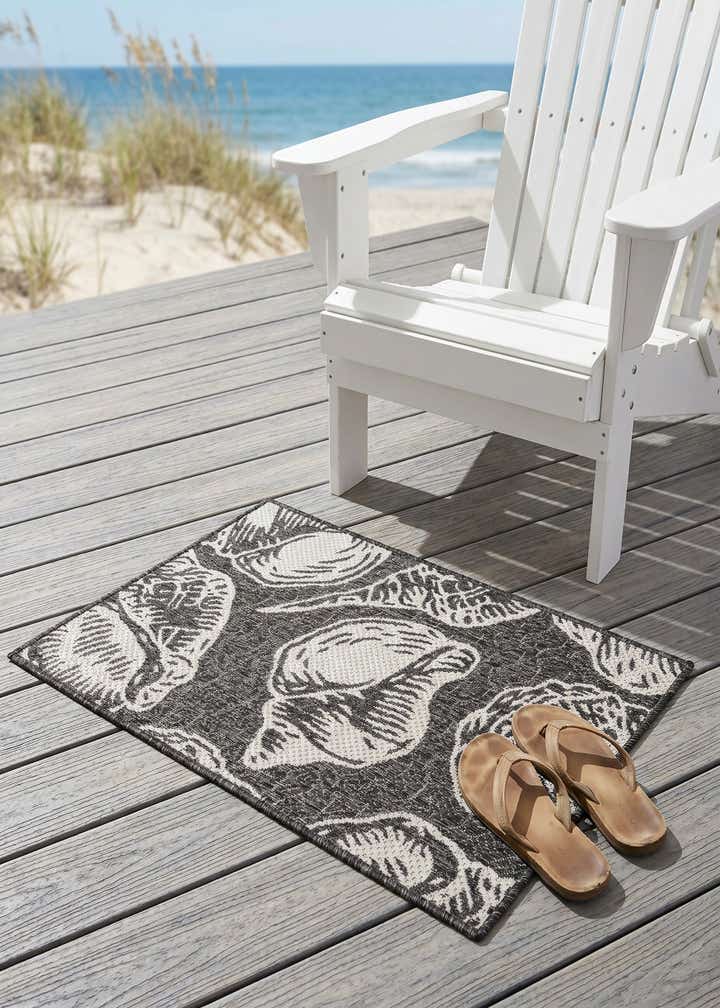 2' x 3' Easy-Clean Coastal Indoor / Outdoor Rug