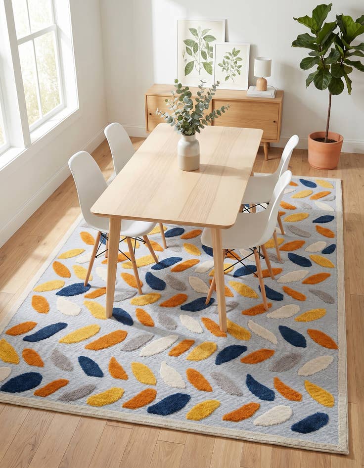 Detail image of 5' 3 x 8' Easy-Clean Aruba Indoor / Outdoor Rug