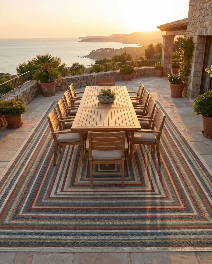 10' x 14' Easy-Clean Baja Indoor / Outdoor Rug