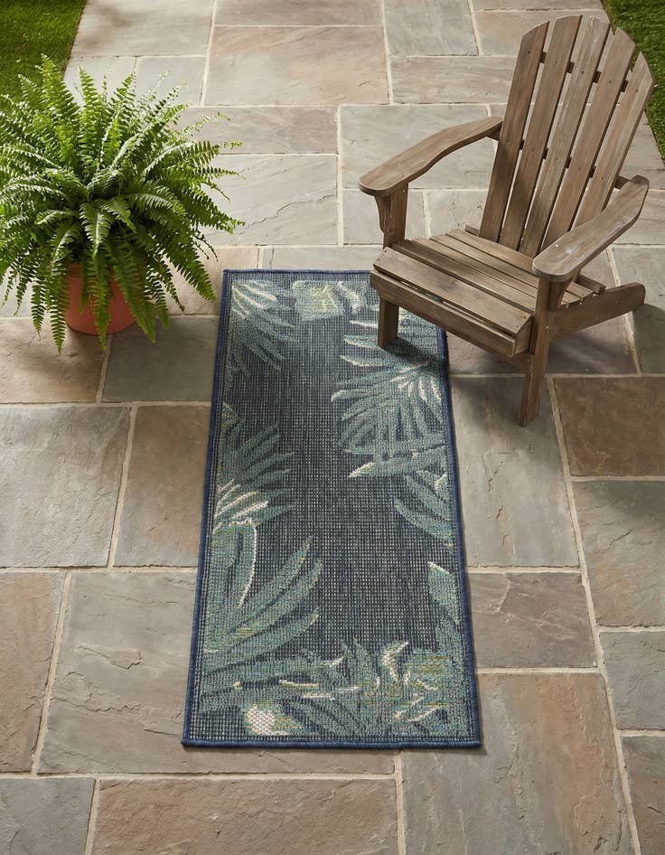 Detail image of 2' x 4' Easy-Clean Baja Indoor / Outdoor Runner Rug
