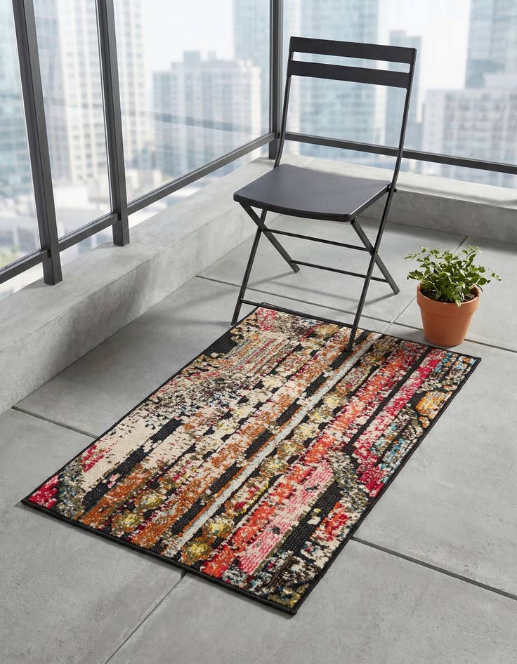 Detail image of 2' x 3' Easy-Clean Casablanca Indoor / Outdoor Rug