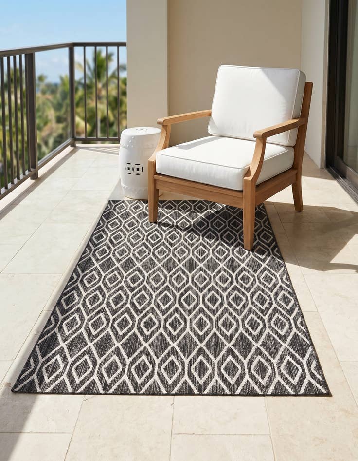 Detail image of 3' x 5' 3 Easy-Clean Jill Zarin Turks and Caicos Indoor / Outdoor Rug