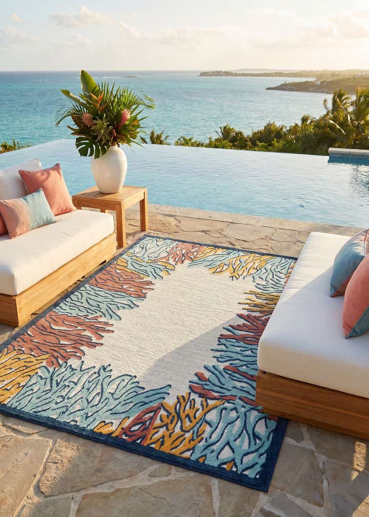 7' x 10' Easy-Clean Belize Indoor / Outdoor Rug