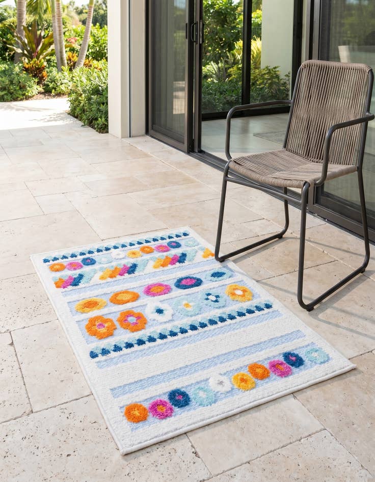Detail image of 2' x 3' Easy-Clean Aruba Indoor / Outdoor Rug