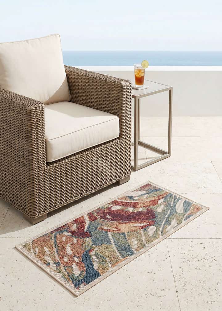 2' x 4' Easy-Clean Baja Indoor / Outdoor Runner Rug