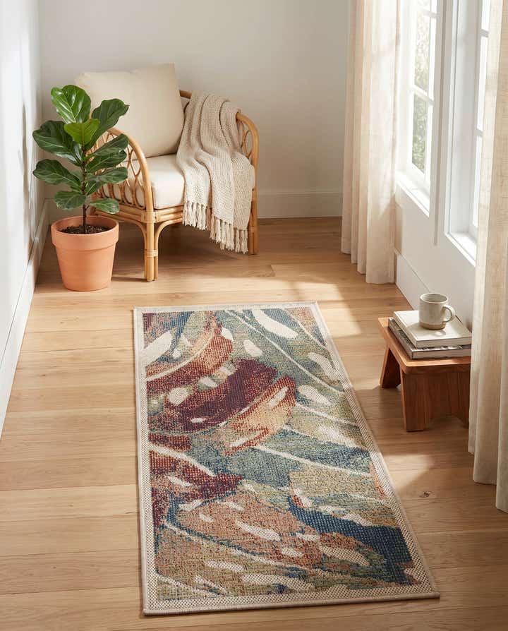 2' x 4' Easy-Clean Baja Indoor / Outdoor Runner Rug