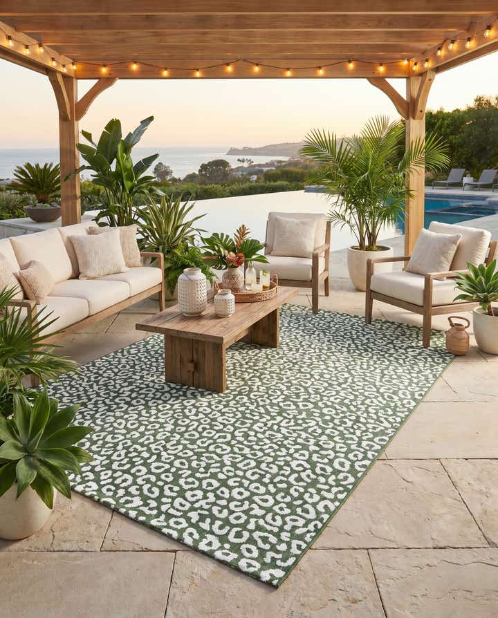 7' x 10' Easy-Clean Safari Indoor / Outdoor Rug