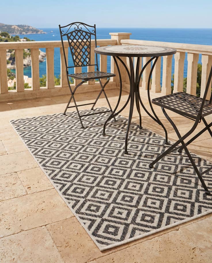 Detail image of 3' x 5' 3 Easy-Clean Jill Zarin Costa Rica Indoor / Outdoor Rug