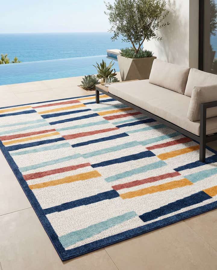 6' x 9' Easy-Clean Belize Indoor / Outdoor Rug