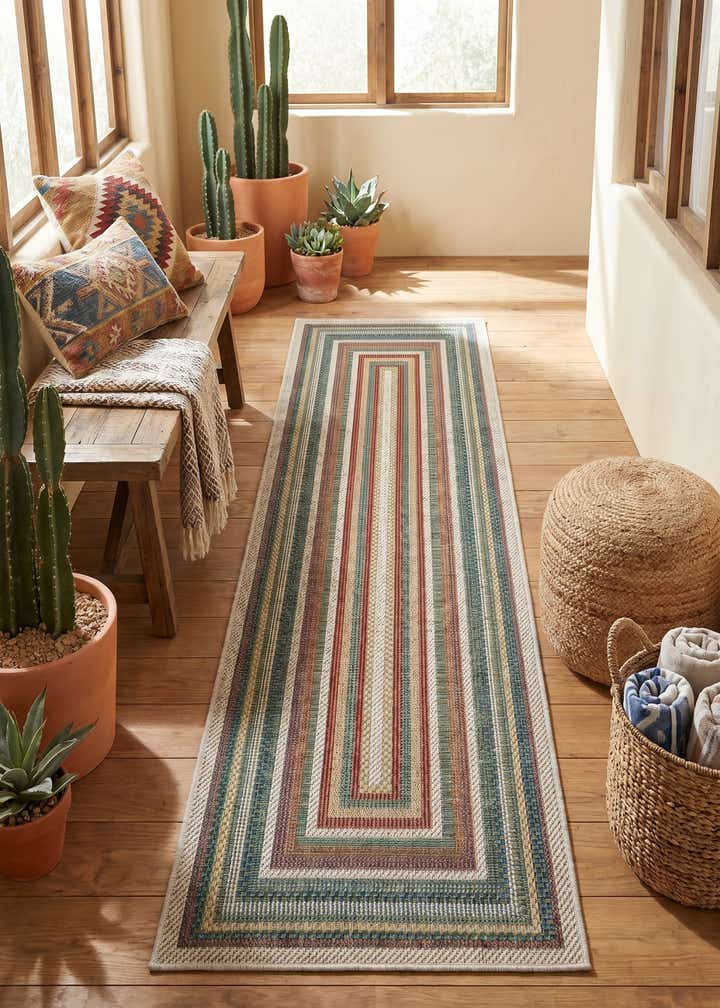 2' x 7' 10 Easy-Clean Baja Indoor / Outdoor Runner Rug