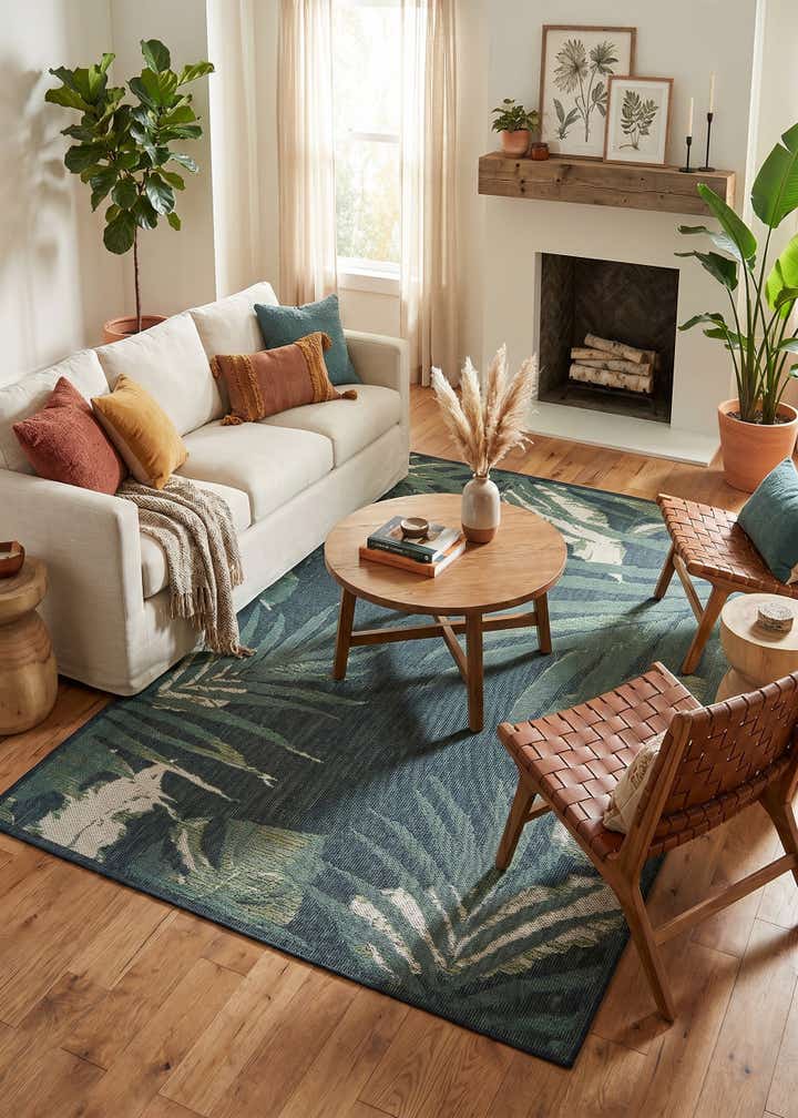 6' x 9' Easy-Clean Baja Indoor / Outdoor Rug