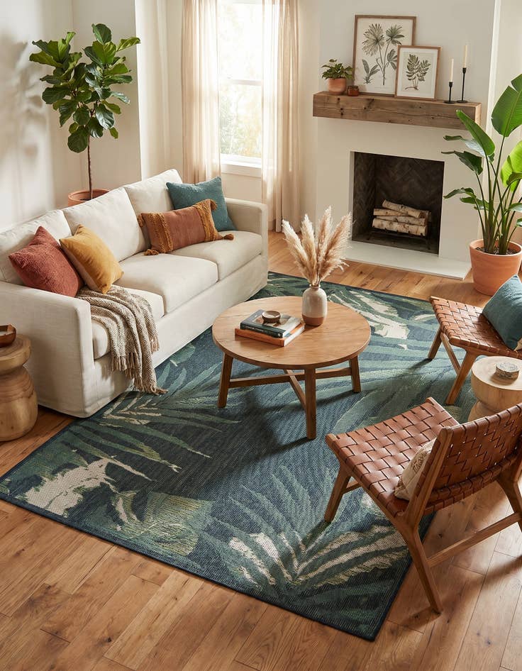 Detail image of 6' x 9' Easy-Clean Baja Indoor / Outdoor Rug